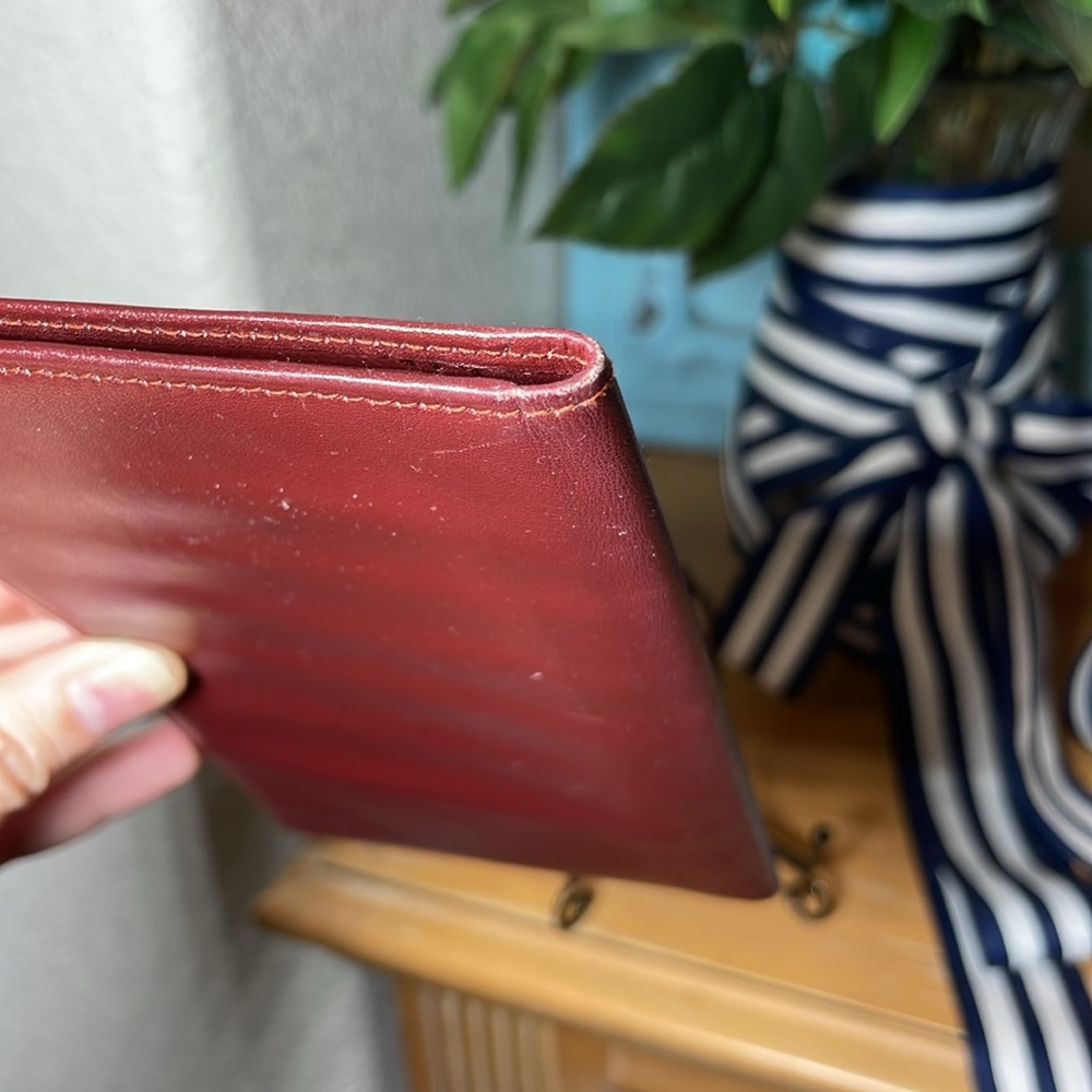 Cartier Must De Cartier Bordeaux Calfskin Leather Bifold Long Wallet - Picture 8 of 12